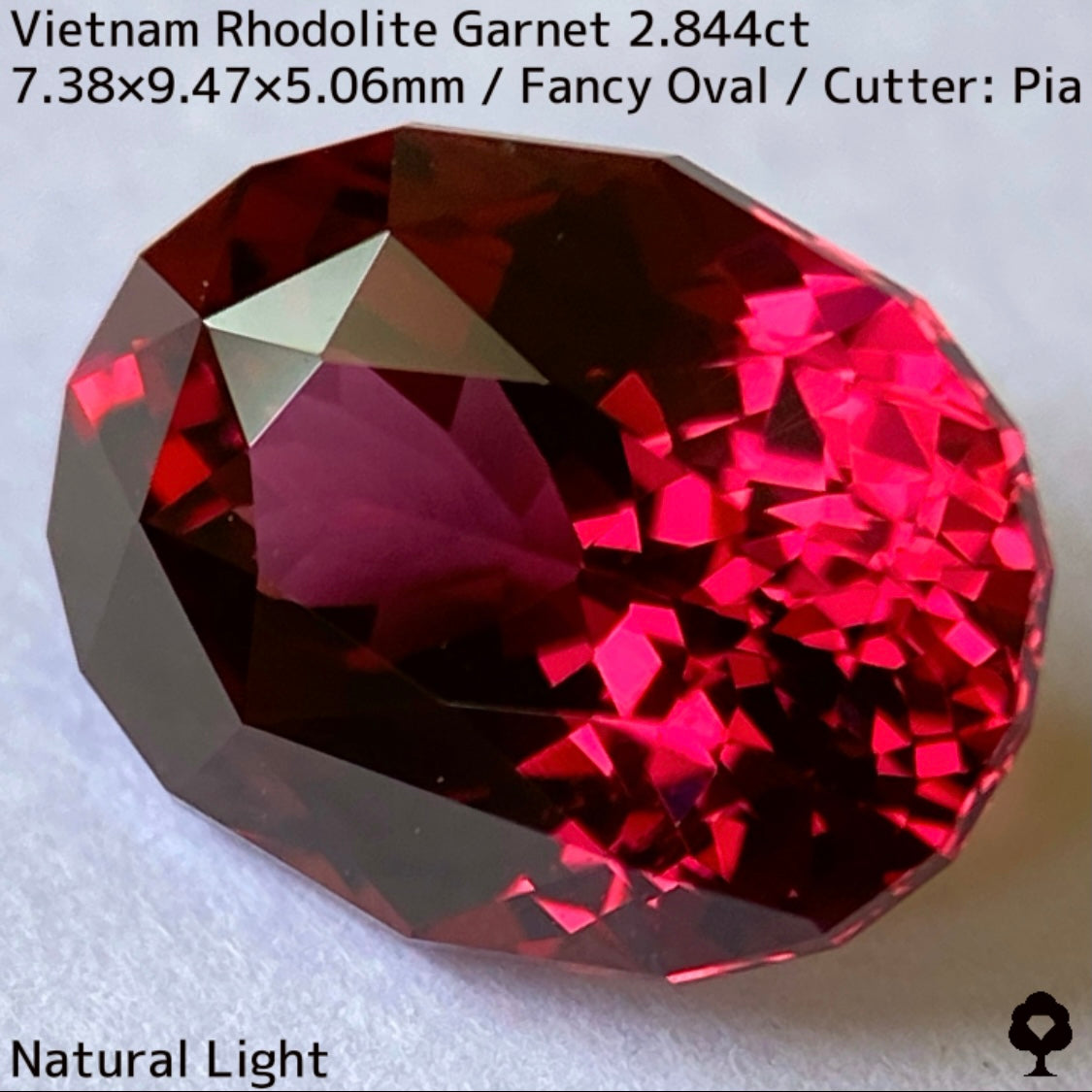 ベトナム産ロードライトガーネット2.844ct★ロードライトを愛する大御所がハマったベトナム産超美色