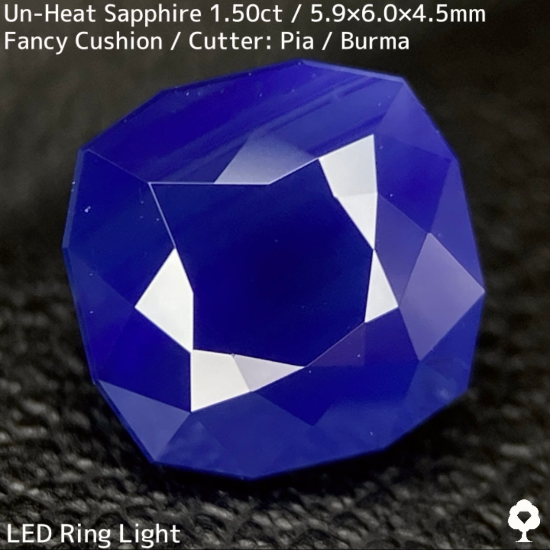 ビルマ産非加熱サファイア1.50ct★コランダムフォーカスプライス★2024.4.21 YouTubeライブ