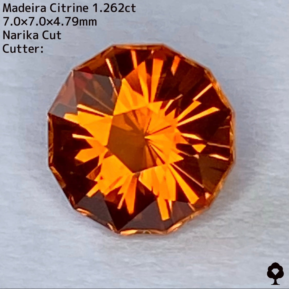 【ご落札者さま専用】ナリカーカットマディラシトリン1.262ct