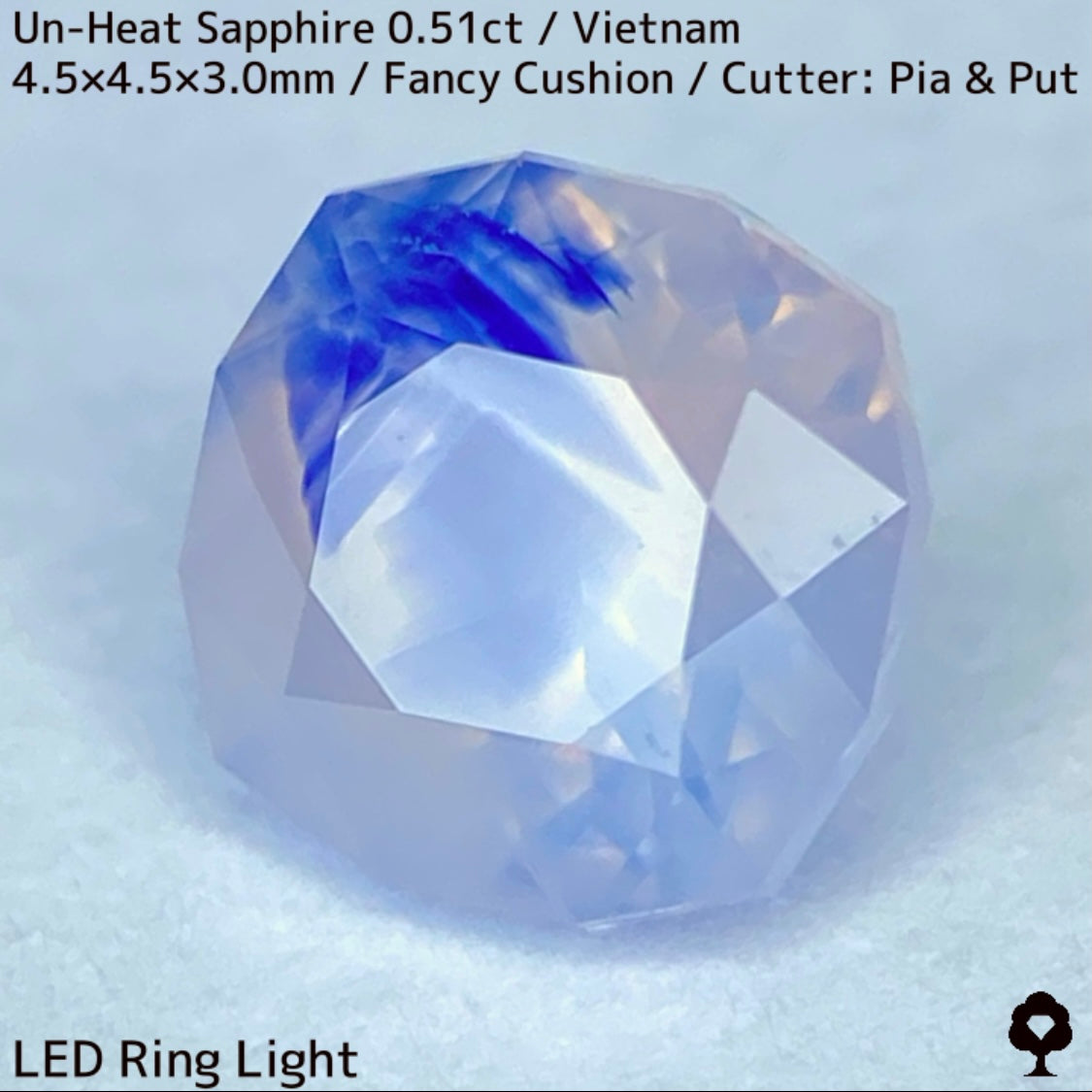 【お客さま専用】ベトナム産非加熱サファイア0.51ct