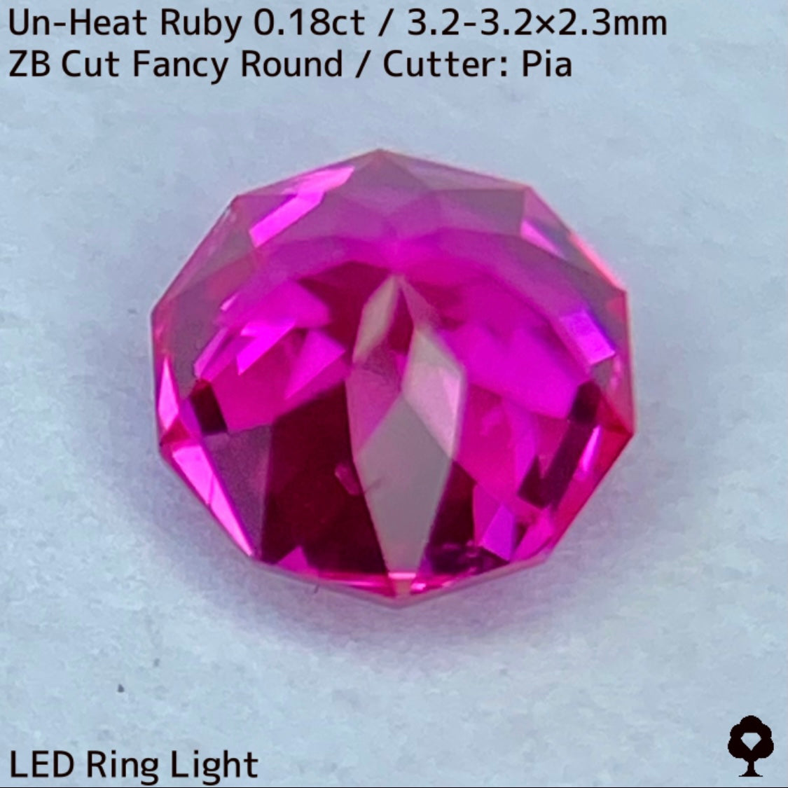 【お客さま専用】ベトナム産非加熱ルビー0.18ct