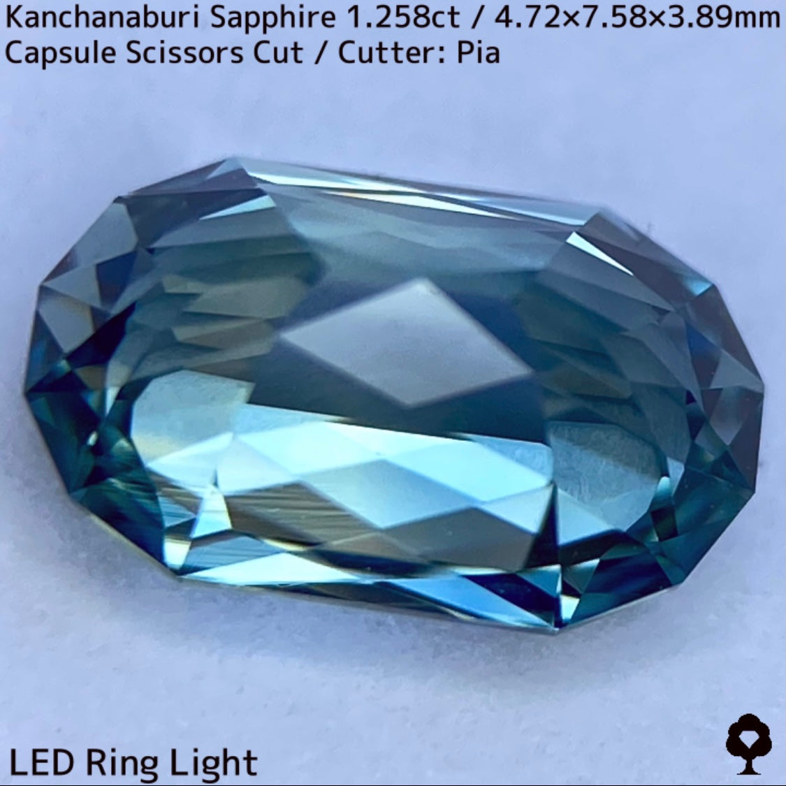 【ご当選者さま専用】まほチケPRプレキャン★カンチャナブリー産サファイア1.258ct