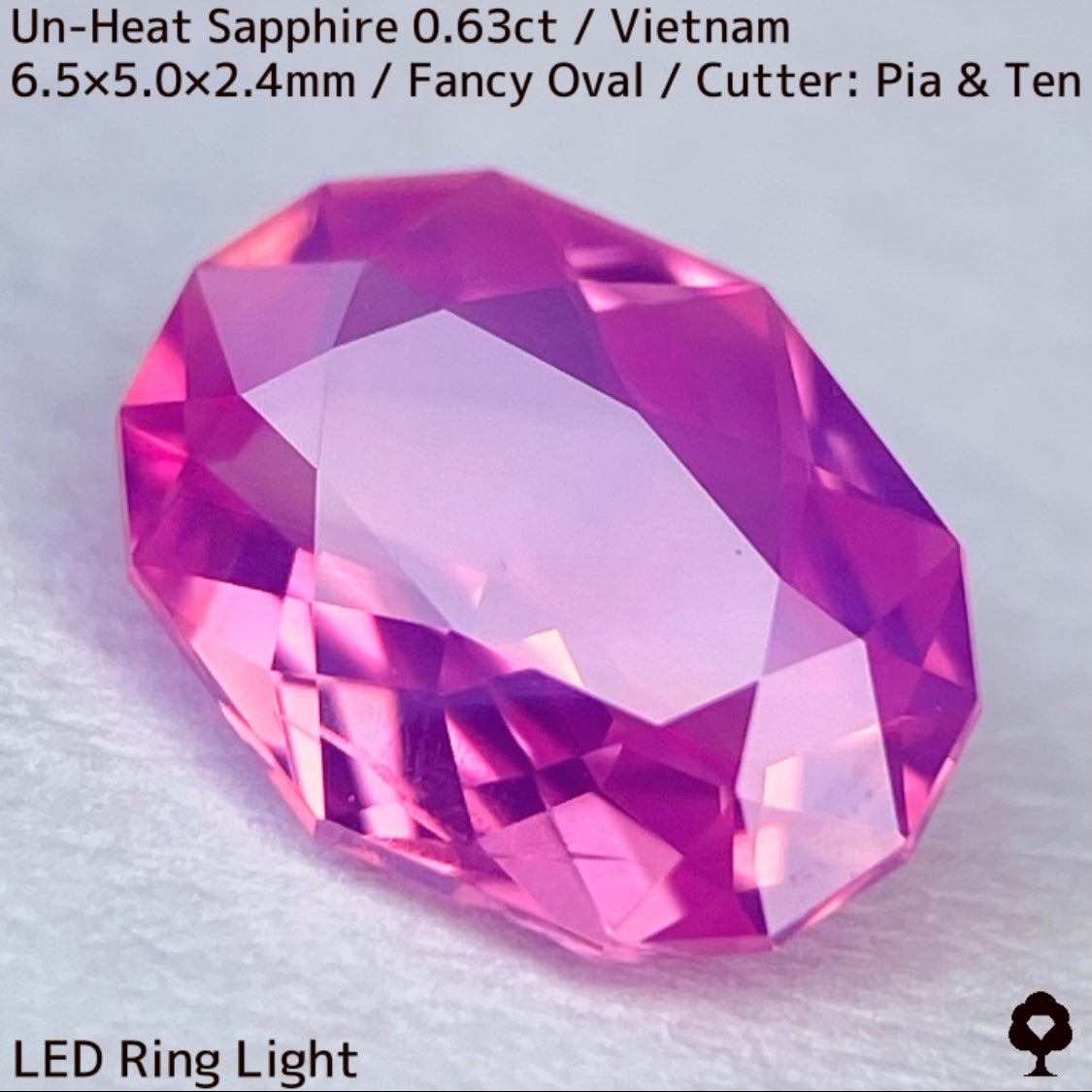 【ご当選者さま専用】ベトナム産非加熱サファイア0.63ct
