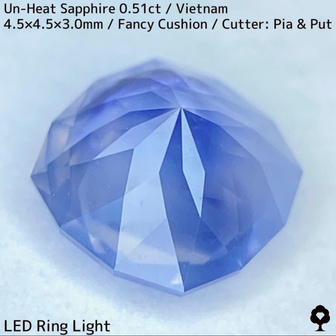 【お客さま専用】ベトナム産非加熱サファイア0.51ct