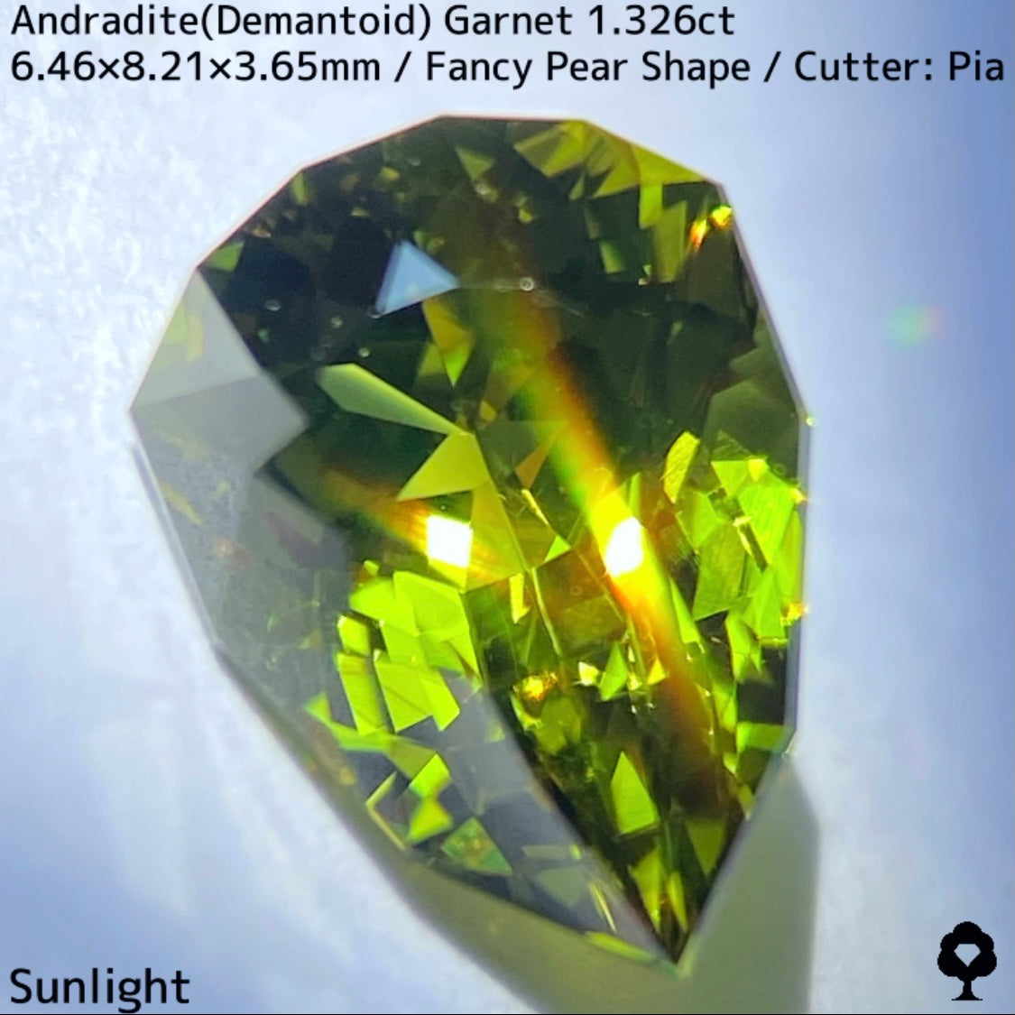 アンドラダイト(デマントイド)ガーネット1.326ct
