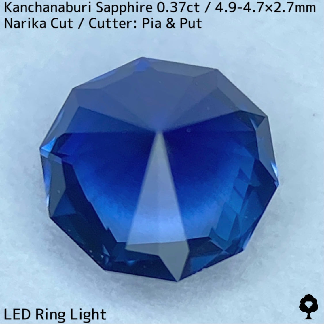 【お客さま専用】カンチャナブリー産サファイア0.37ct