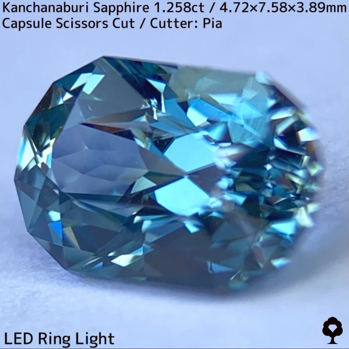 【ご当選者さま専用】まほチケPRプレキャン★カンチャナブリー産サファイア1.258ct