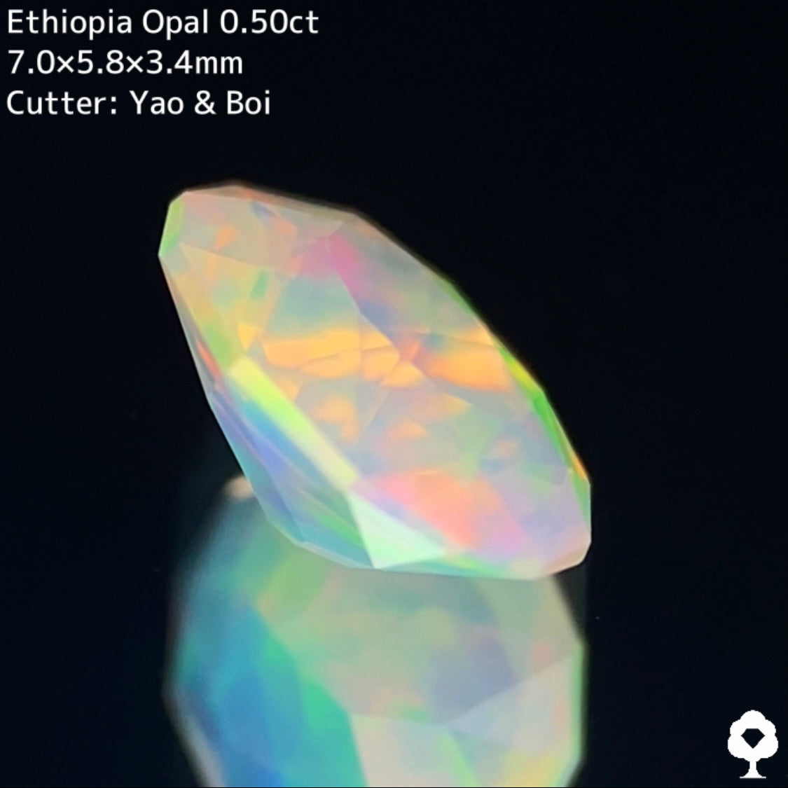 【GTTヤフオクお支払い専用】エチオピアオパール0.50ct