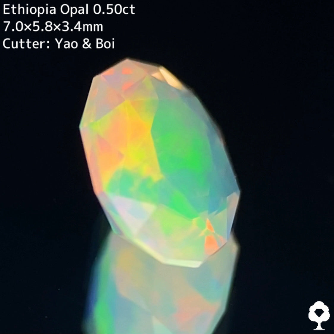 【GTTヤフオクお支払い専用】エチオピアオパール0.50ct