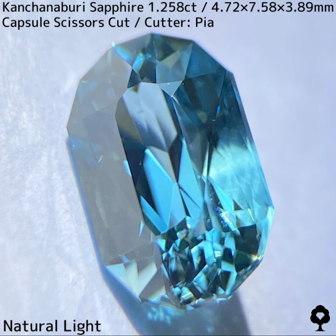 【ご当選者さま専用】まほチケPRプレキャン★カンチャナブリー産サファイア1.258ct