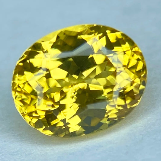 【お客さま専用】非加熱イエローサファイア1.080ct★お問合せ特別価格