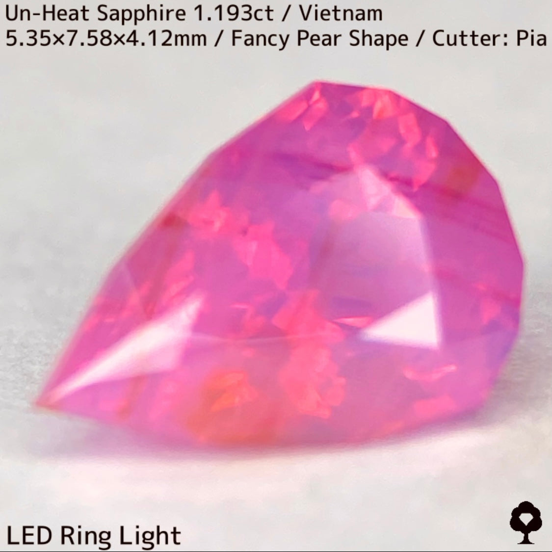 【ご当選者さま専用】ベトナム産非加熱サファイア1.193ct★コランダムフォーカス抽選販売プライス