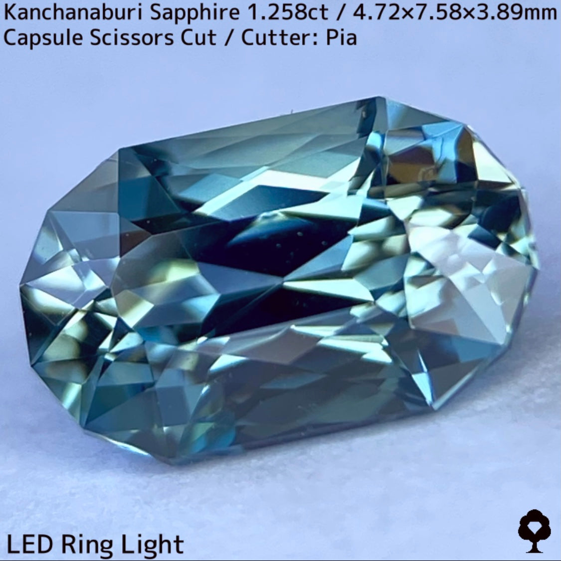 【ご当選者さま専用】まほチケPRプレキャン★カンチャナブリー産サファイア1.258ct