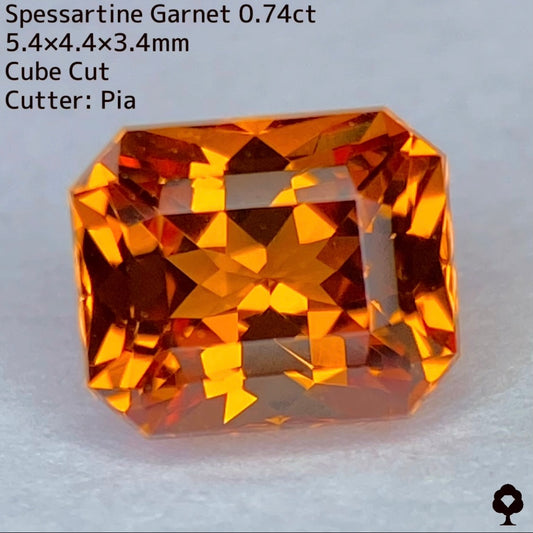 【お客さま専用】スペサタイトガーネット0.74ct★色変カメレオン猛者プライス