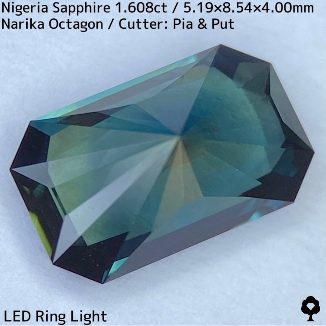 ナイジェリア産サファイア1.608ct★ディープシルキーインディゴの奥深いナリカーの煌めき