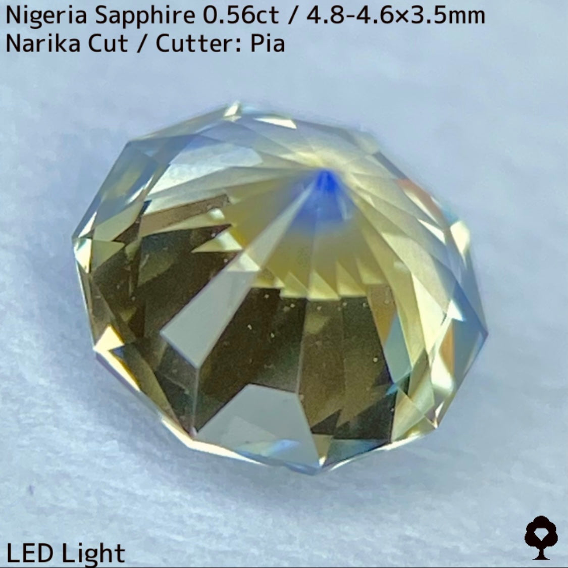 【お客さま専用】ナイジェリア産パーティカラーサファイア0.56ct