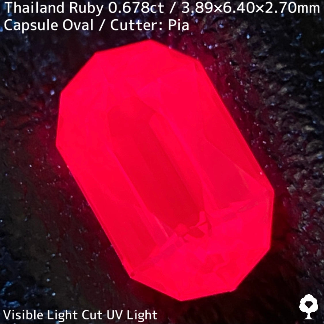 タイ産ルビー0.678ct★強烈ビビットピンクの煌めきが美しすぎる希少な完璧なカットのルビー