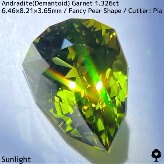 アンドラダイト(デマントイド)ガーネット1.326ct