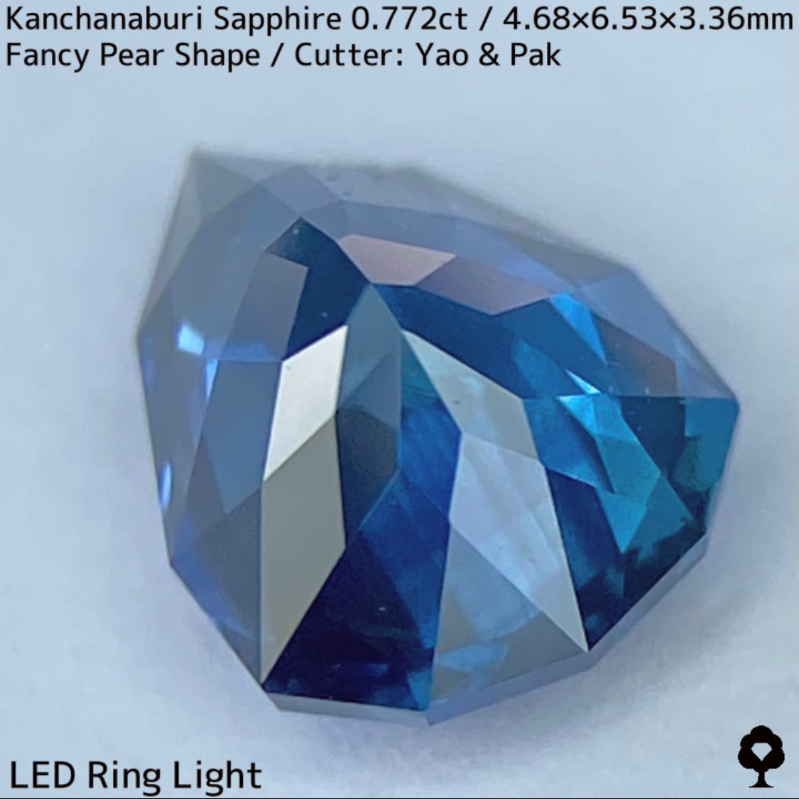 【お客さま専用】カンチャナブリー産サファイア0.772ct