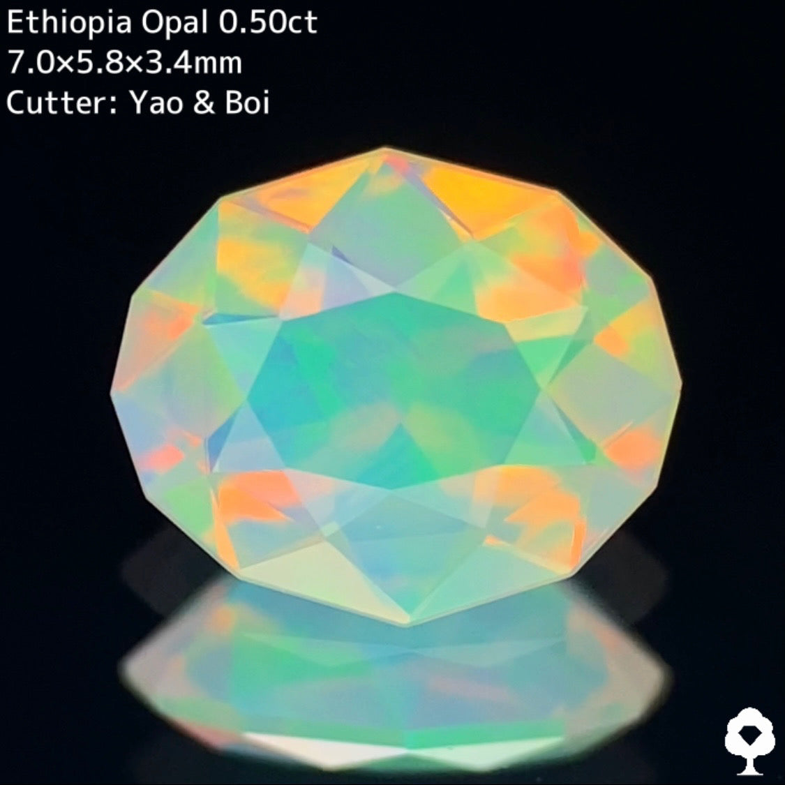 【GTTヤフオクお支払い専用】エチオピアオパール0.50ct