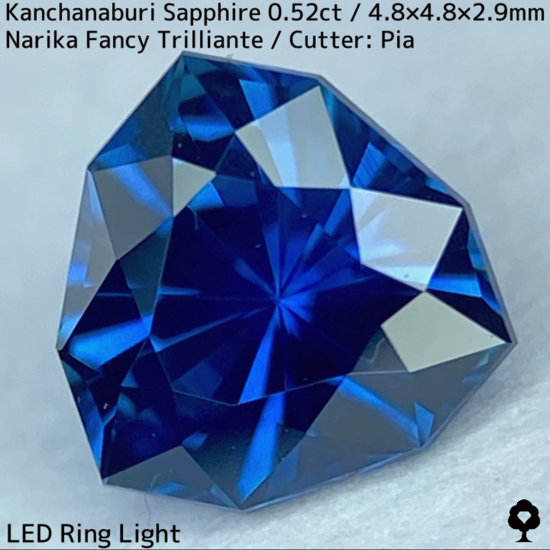 【お客さま専用】カンチャナブリー産サファイア0.52ct