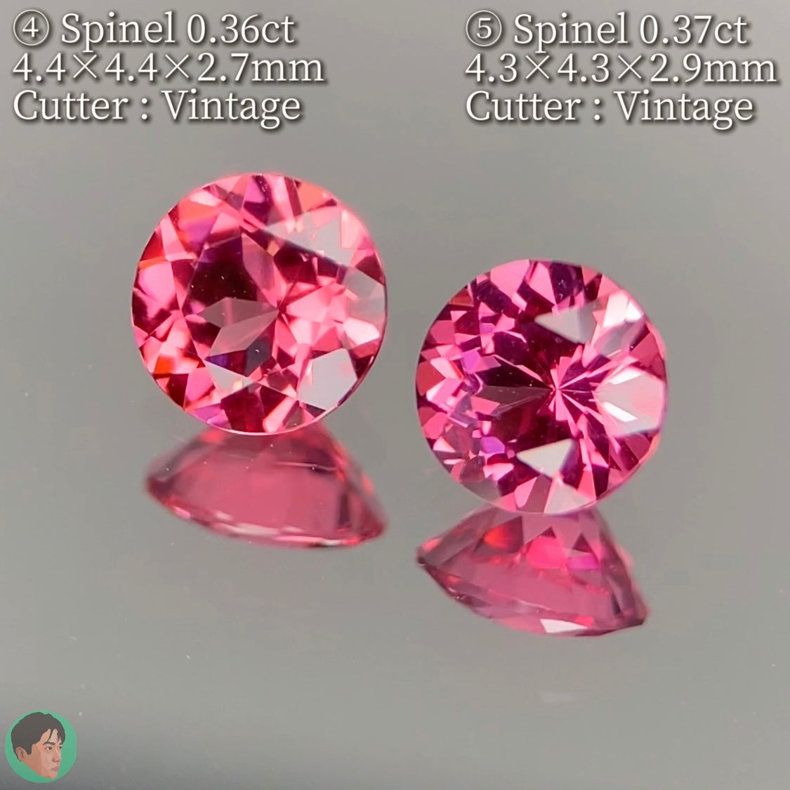 【メルカリ売り切れ】美色スピネル0.36ct/バンコクからヴィンテージ作品を【ワンプライス】でご紹介🍯