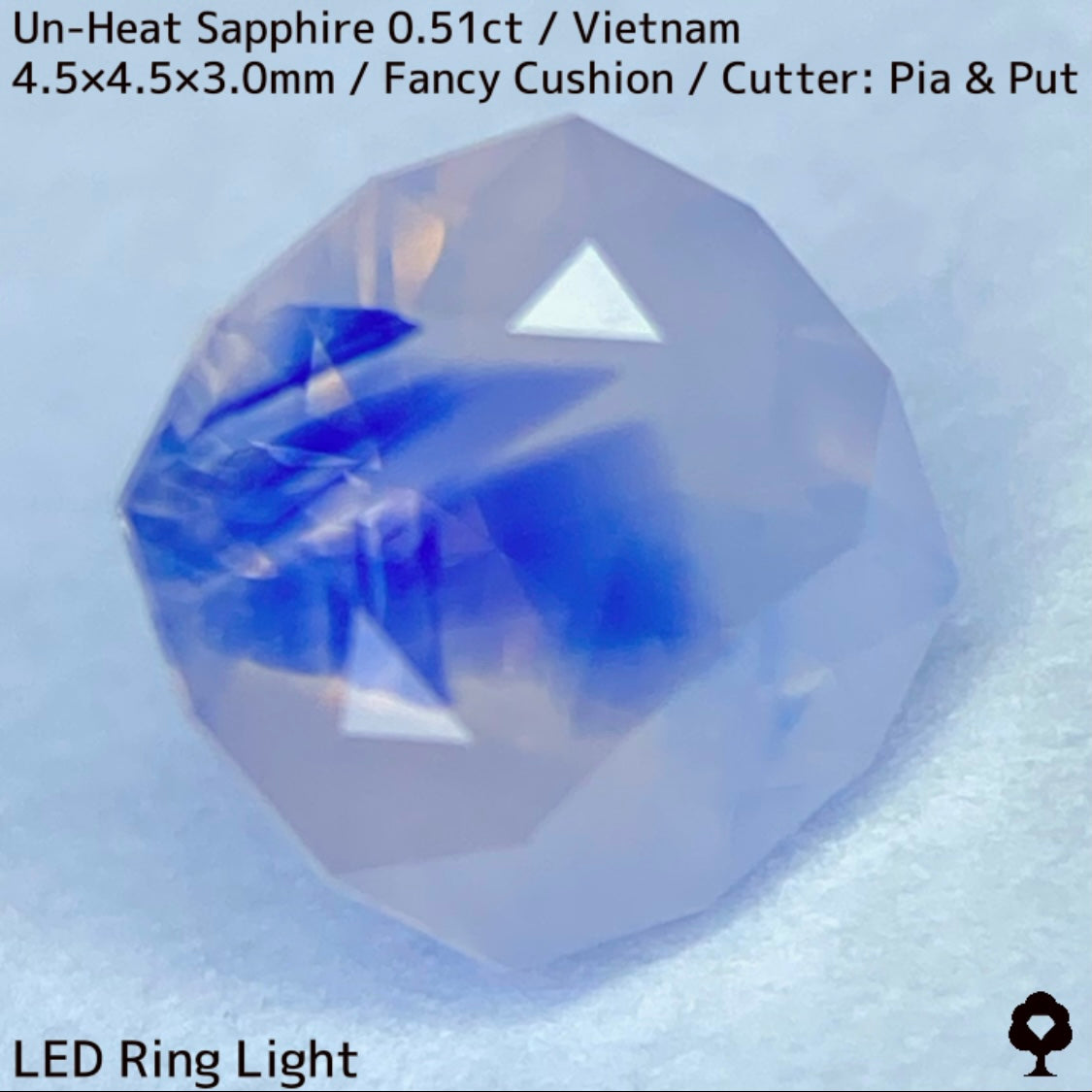 【お客さま専用】ベトナム産非加熱サファイア0.51ct