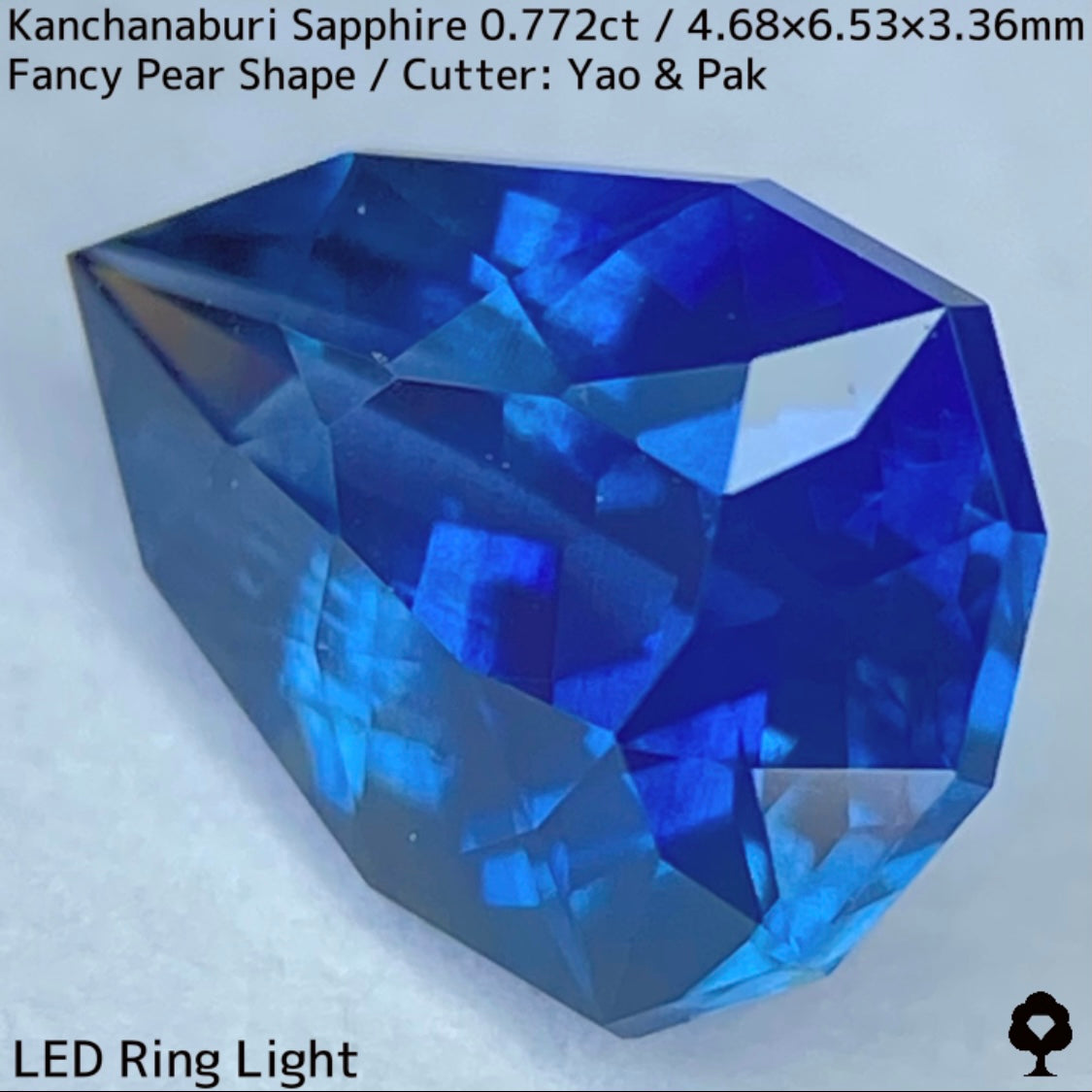 【お客さま専用】カンチャナブリー産サファイア0.772ct