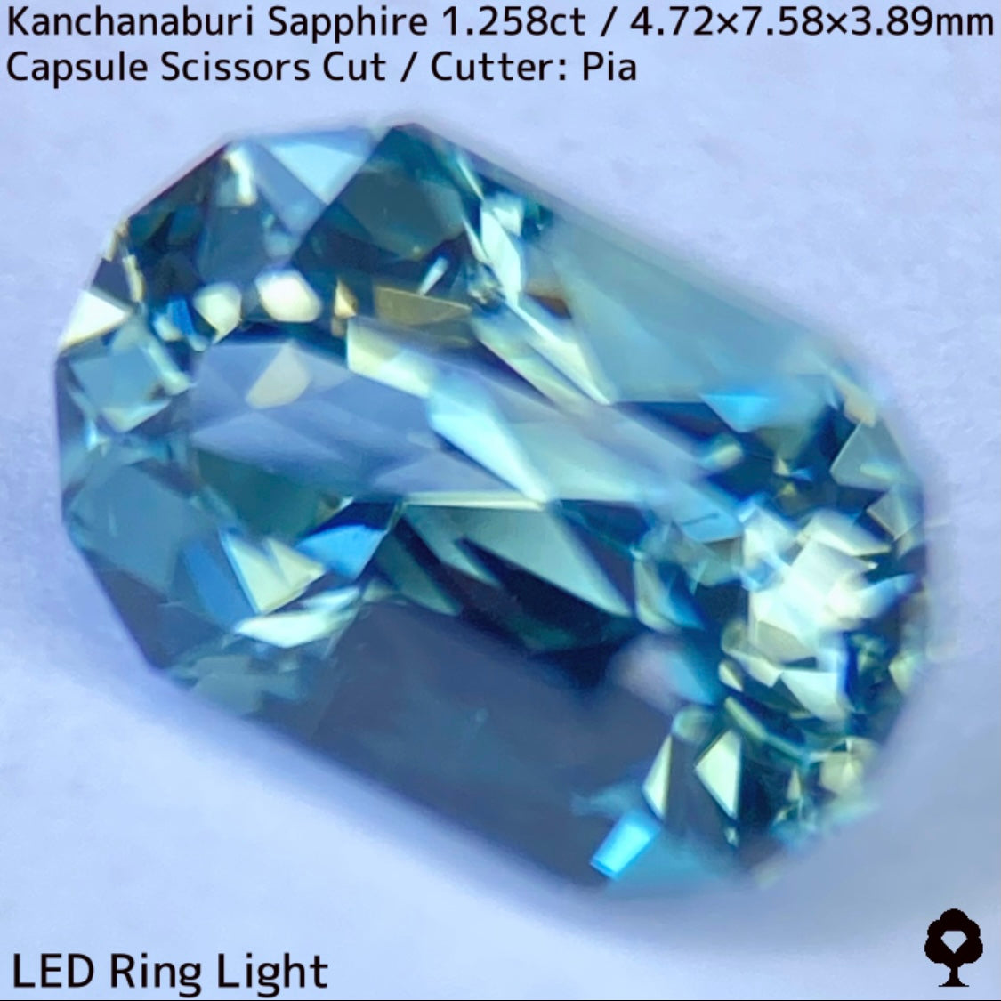 【ご当選者さま専用】まほチケPRプレキャン★カンチャナブリー産サファイア1.258ct
