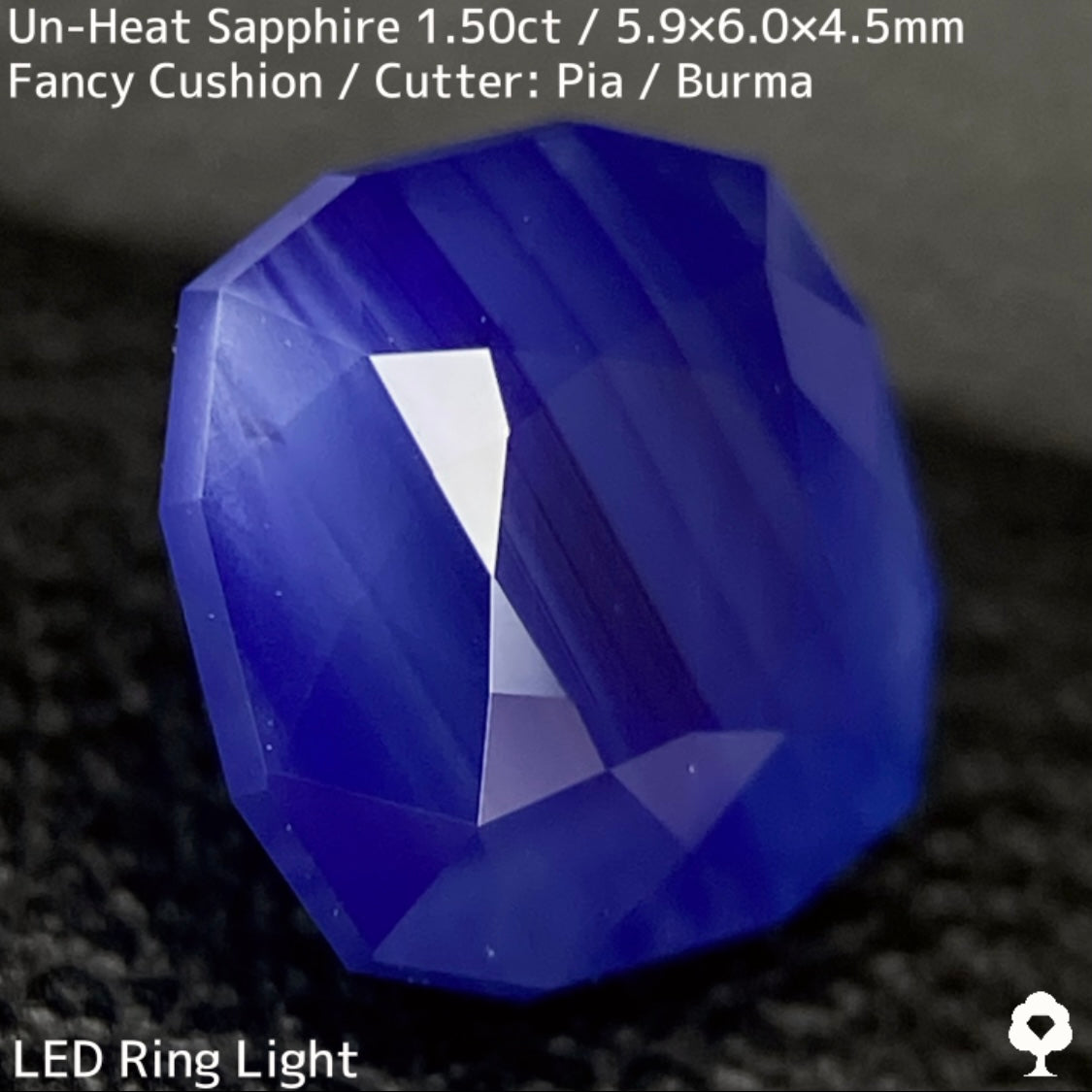 ビルマ産非加熱サファイア1.50ct★コランダムフォーカスプライス★2024.4.21 YouTubeライブ