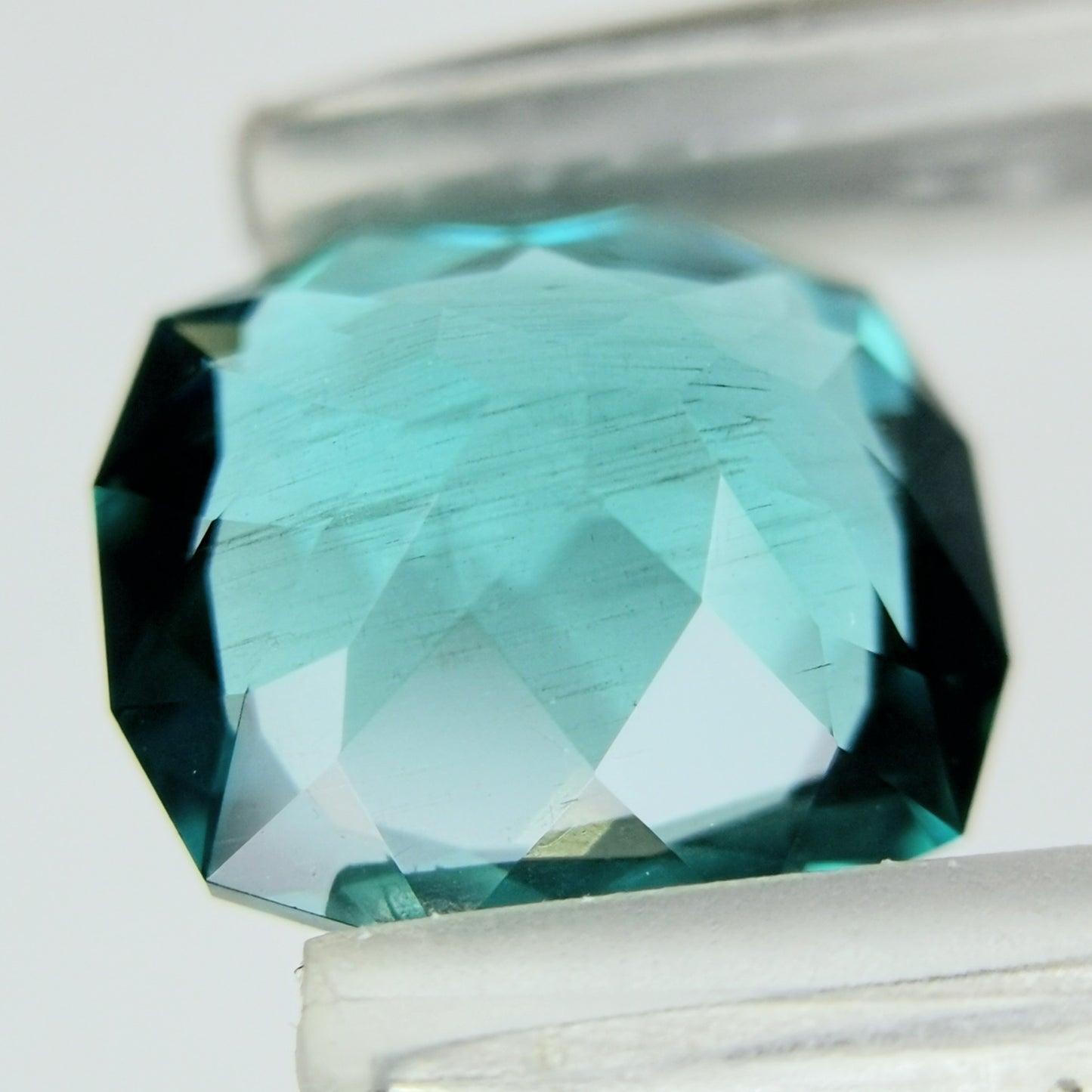 【お客さま専用】アパタイト 1.724ct★カット難易度高い石種を抜群のカットで仕上げた海のようなグリニッシュブルー