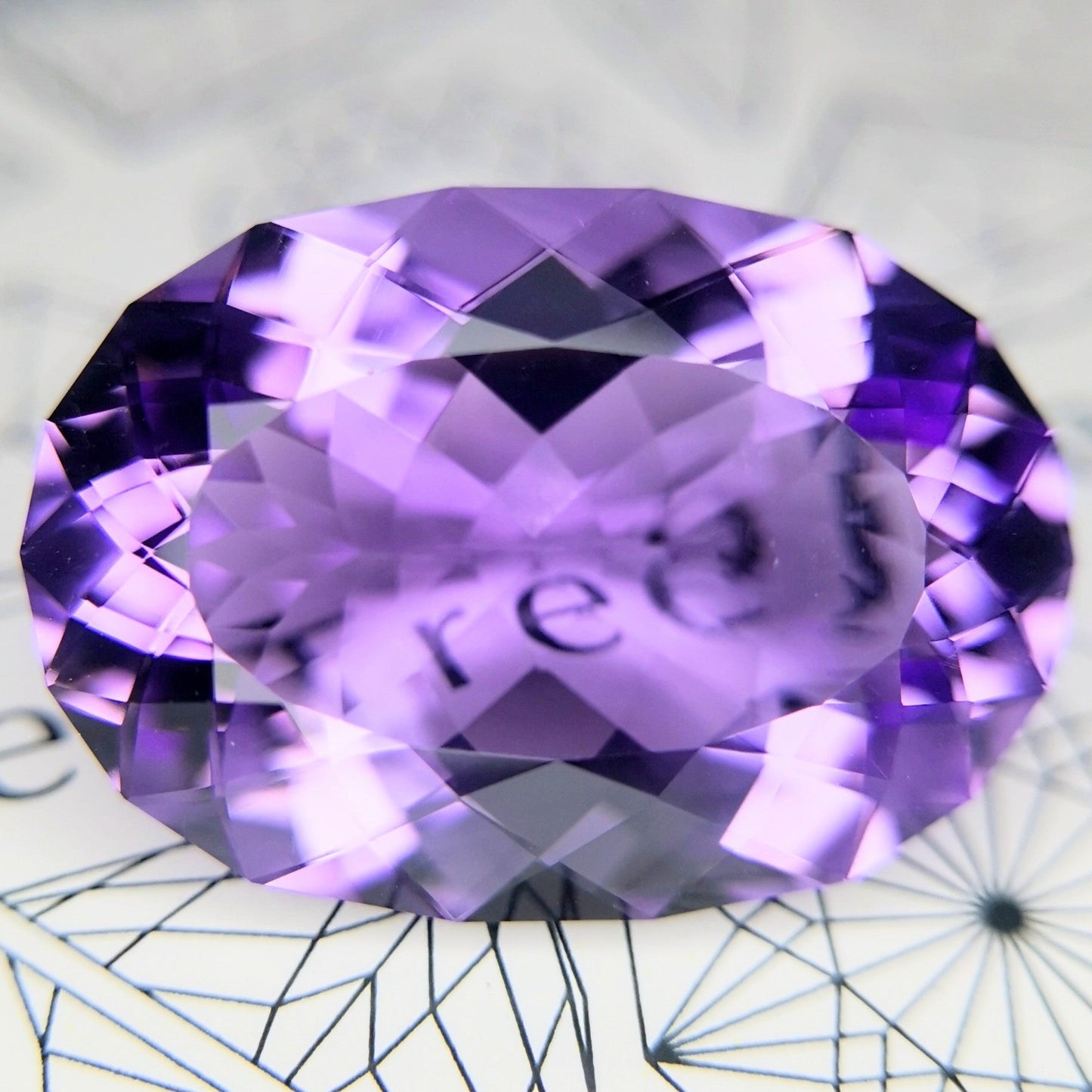 アメジスト17.68ct★上品な色合いが美しい煌めき抜群の大粒美結晶