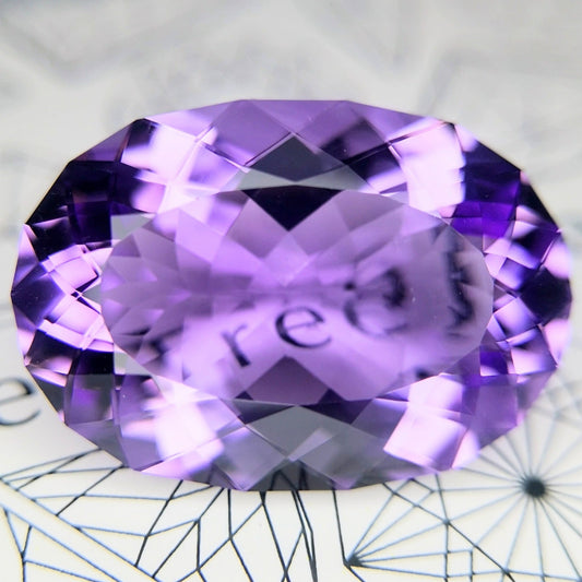 アメジスト17.68ct★上品な色合いが美しい煌めき抜群の大粒美結晶