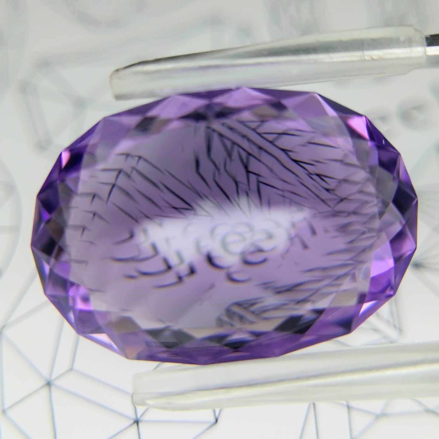アメジスト17.68ct★上品な色合いが美しい煌めき抜群の大粒美結晶