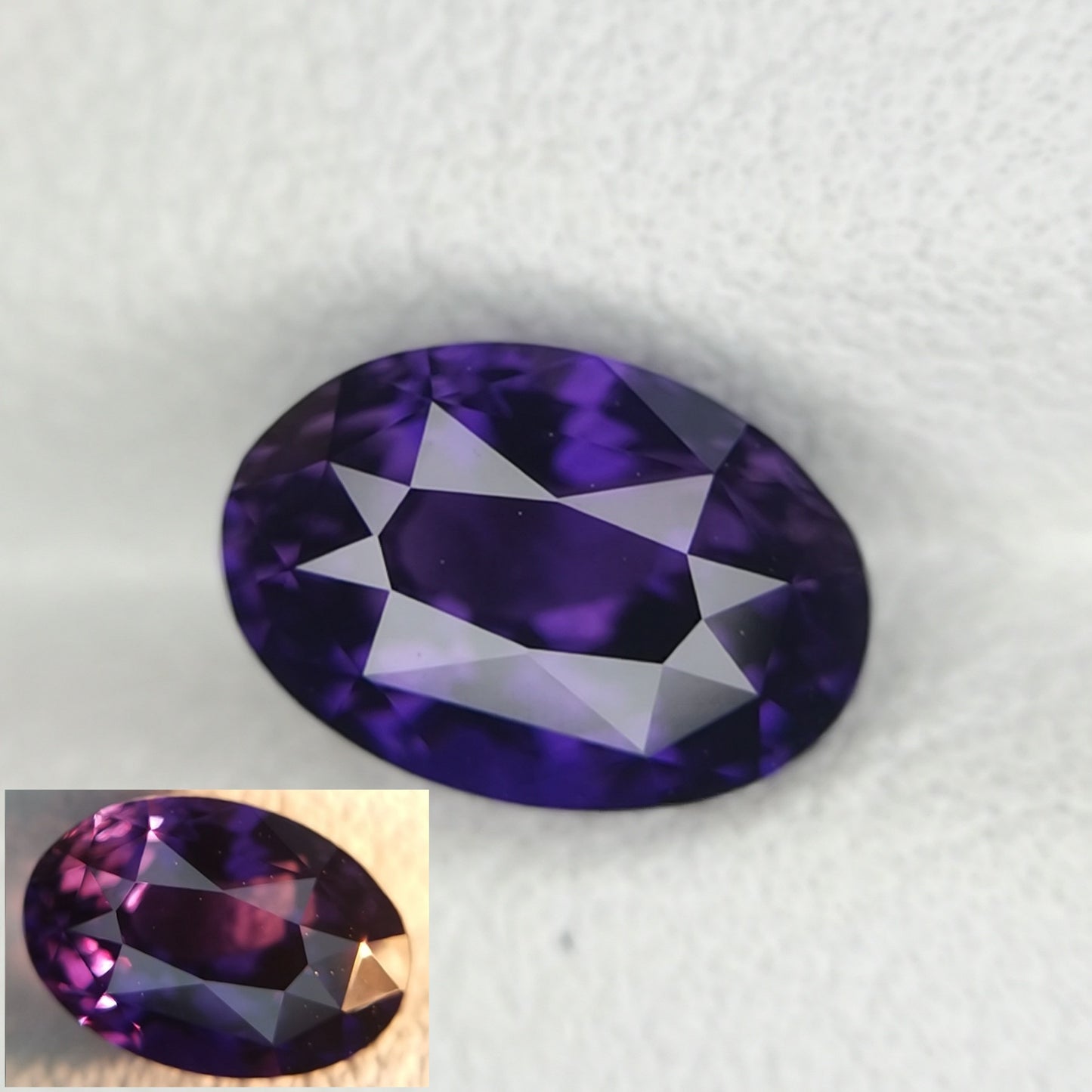 【お客さま専用】非加熱サファイア 2.160ct(カラーチェンジ)