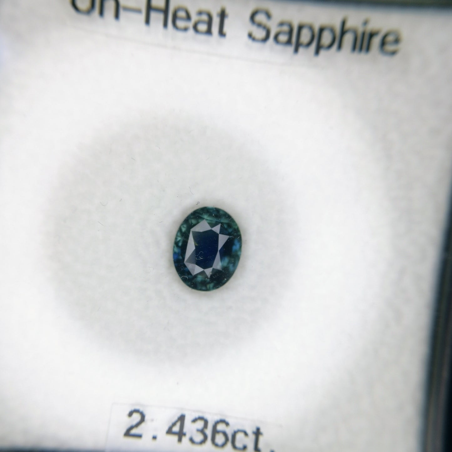 【お客さま専用】 非加熱サファイア 2.436ct
