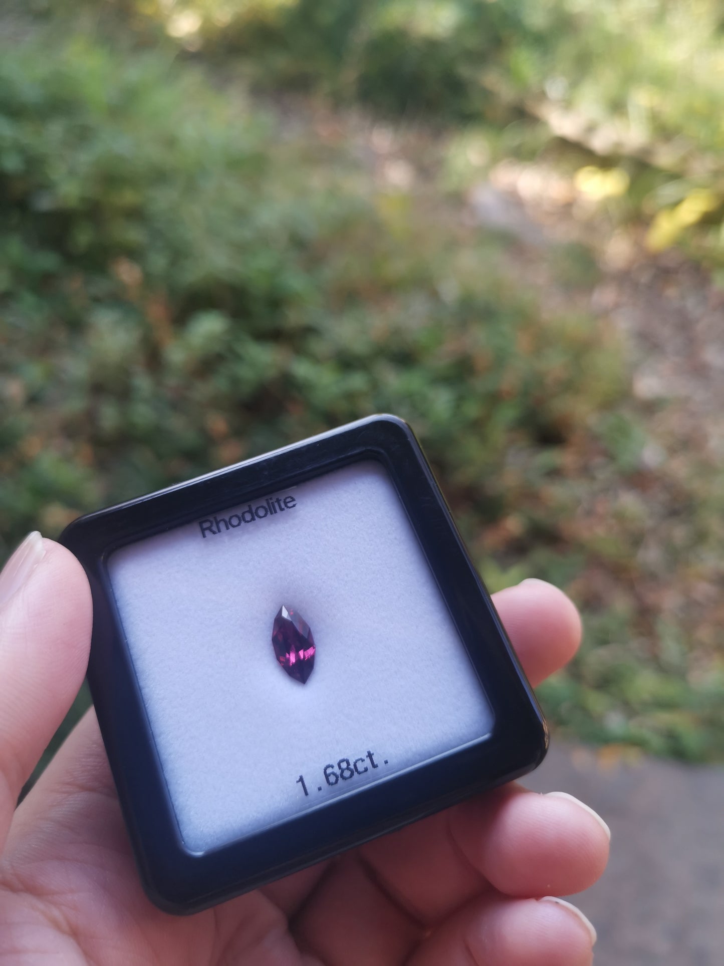 GTJの格好いいファンシーマーキス ロードライト 1.68ct