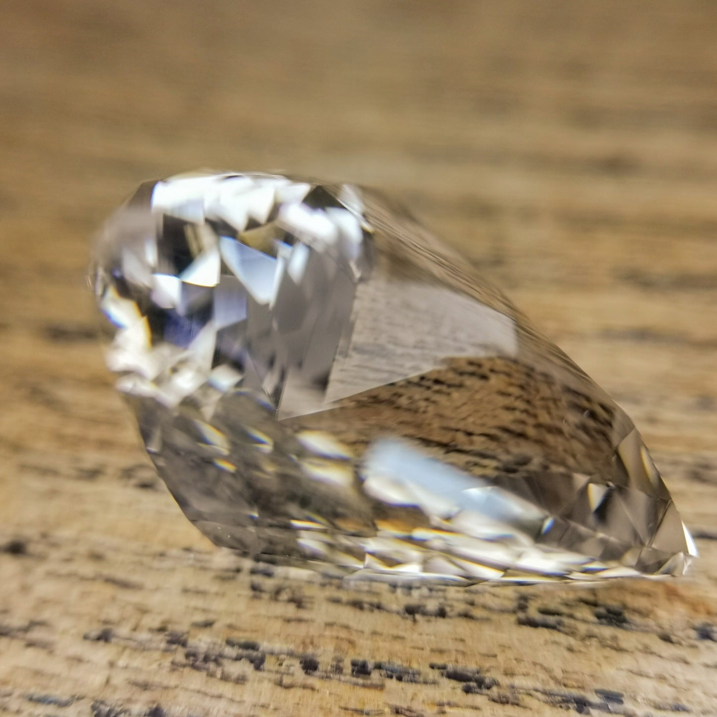 スモーキークォーツ 25.94ct★オリジナルカット多い師匠の正統トリリアント
