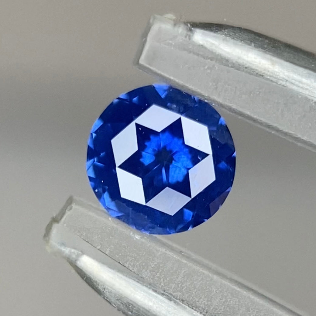 【お客さま専用】コーンフラワーブルーサファイア 0.244ct フルキューブラウンド★9月誕生石先取りLive限定プライス