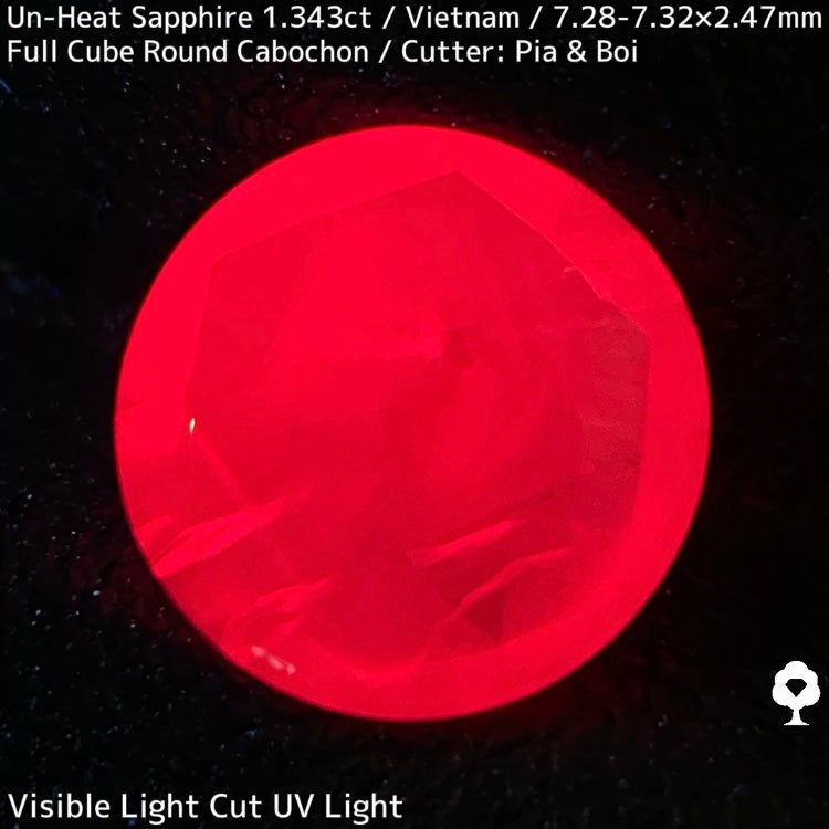 【お客さま専用】非加熱パーティカラーサファイア1.343ct★コランダムフォーカスプライス