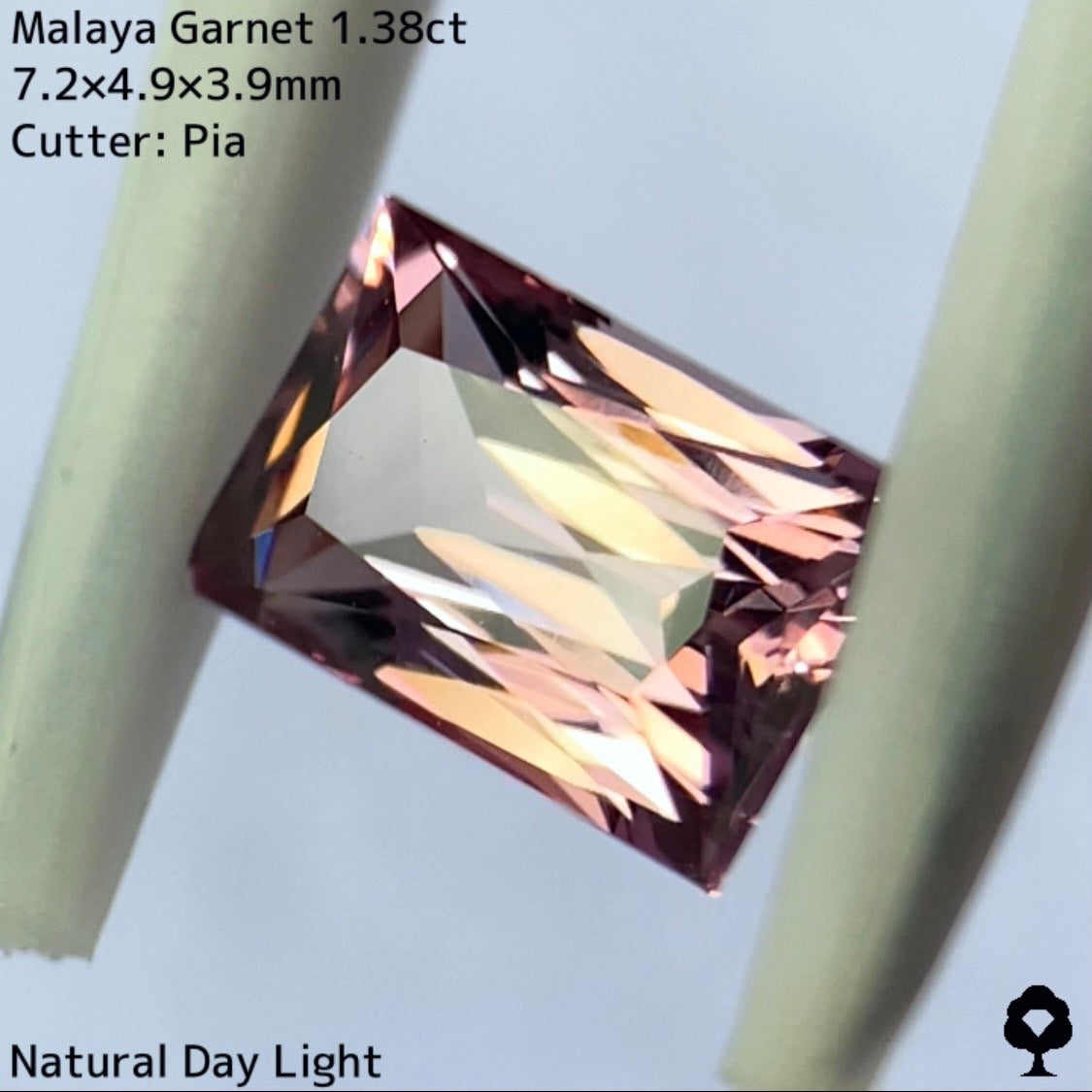 【チャットオークション御落札様専用】マラヤガーネット 1.38ct