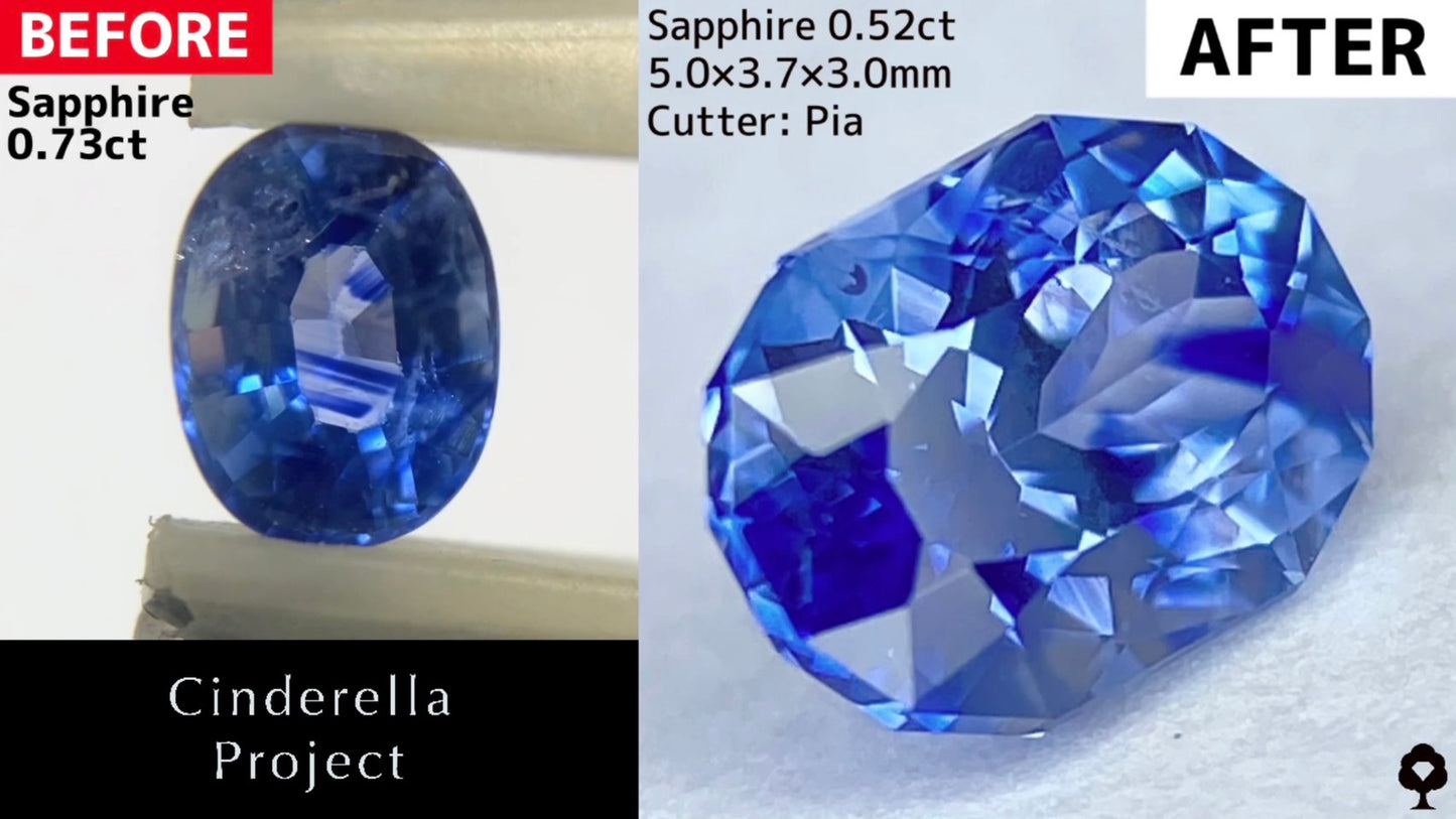 【シンデレラプロジェクト2023.11.3専用ページ】ルビー 0.61ct & サファイア 0.52ct