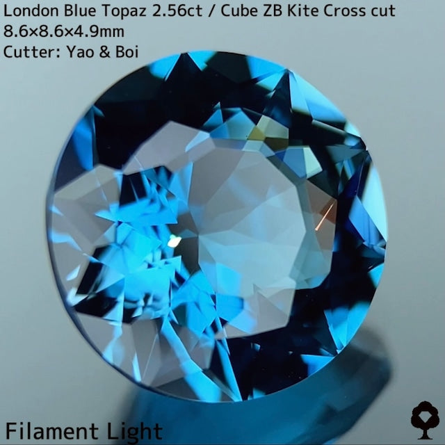 【GTJ新カッターPRプライス】 GTJの歴史が詰まった傑作★ロンドンブルートパーズ2.56ct