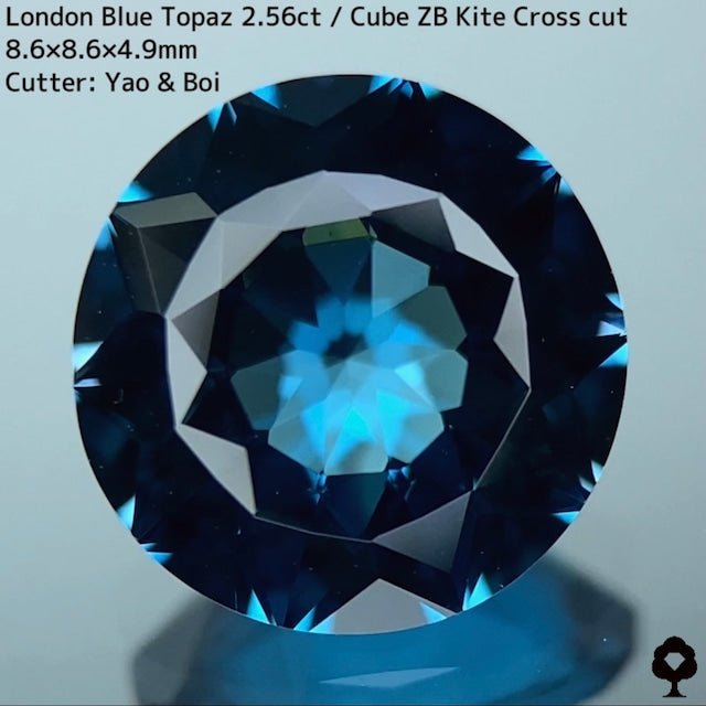 【GTJ新カッターPRプライス】 GTJの歴史が詰まった傑作★ロンドンブルートパーズ2.56ct