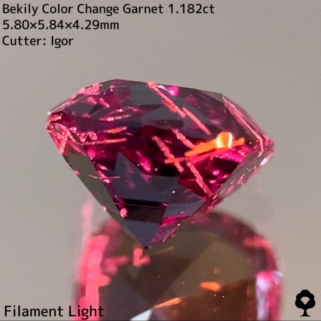 【GW限定出品5/7(日)】ベキリーカラーチェンジガーネット 1.182ct