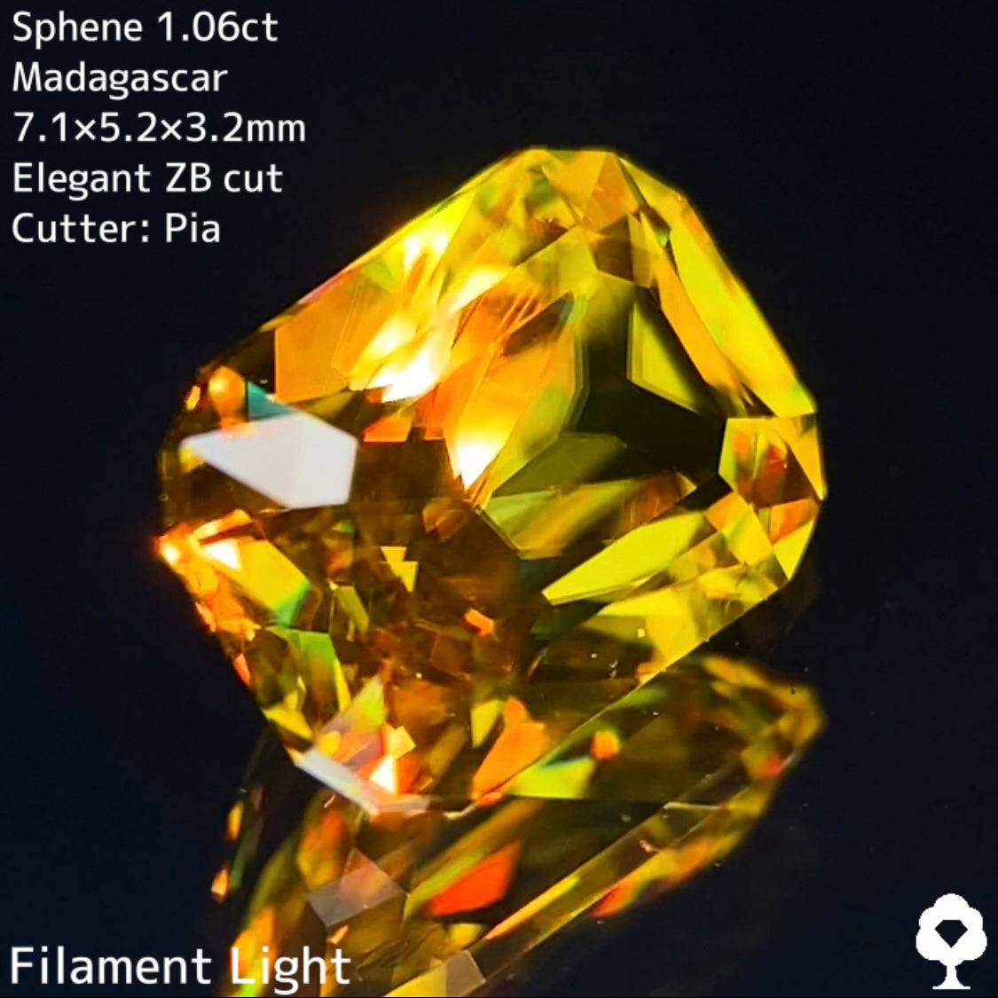 【ご当選さま専用】スフェーン1.06ct★7月誕生石プレゼントキャンペーン