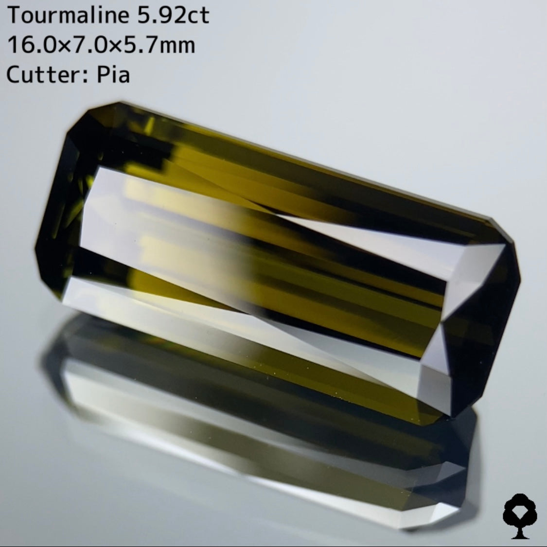 チャットオークションご落札者さま専用【エレガントカット】トルマリン5.92ct