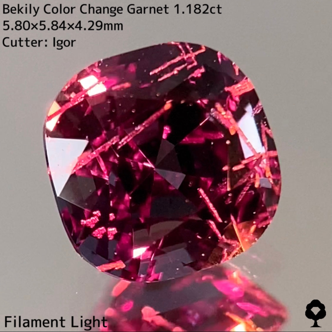 【GW限定出品5/7(日)】ベキリーカラーチェンジガーネット 1.182ct