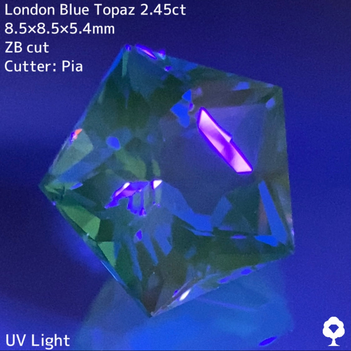 【お客さま専用】ロンドンブルートパーズ 2.45ct ZBカットペンタゴン★お問合せ特別価格