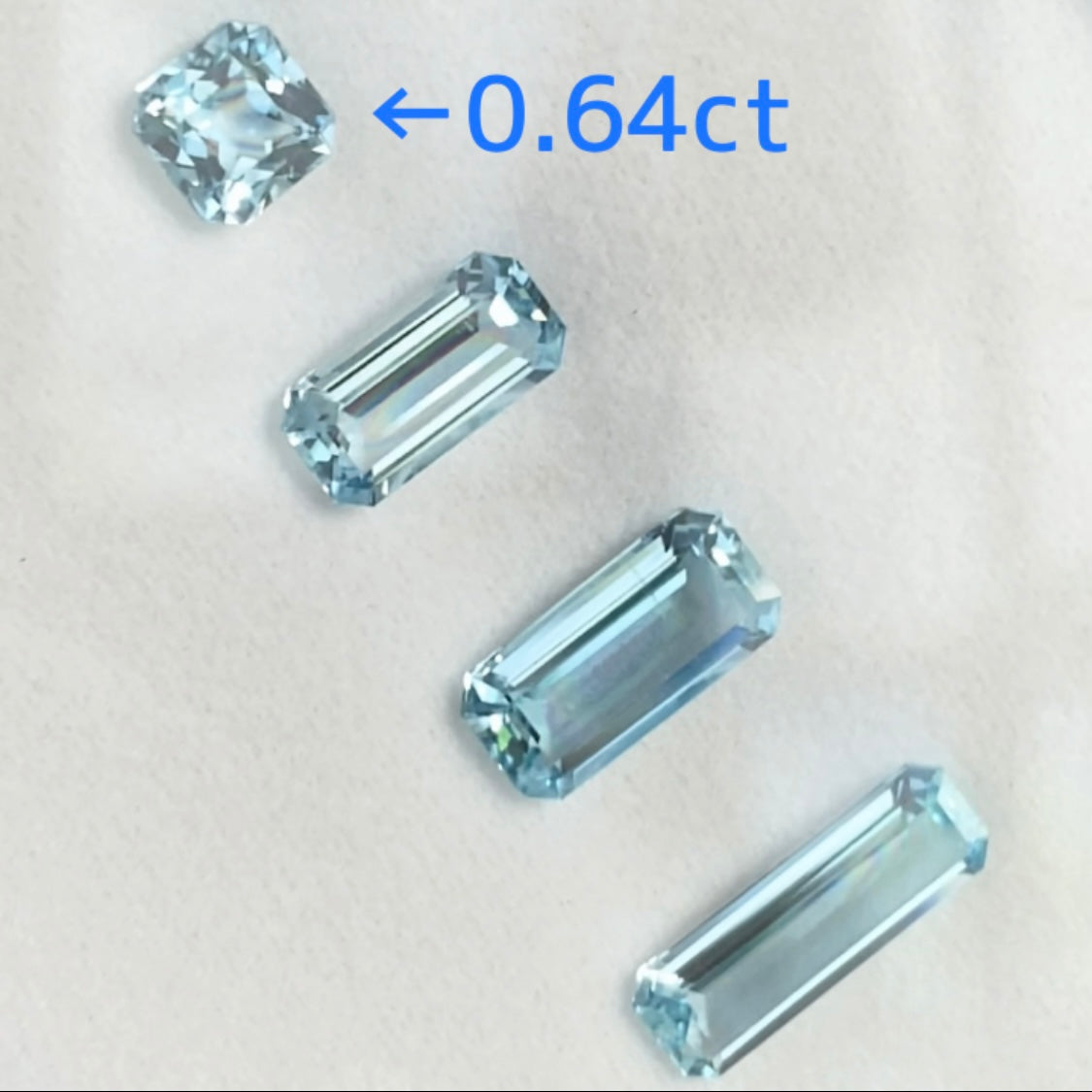 【お客さま専用】アクアマリン0.64ct